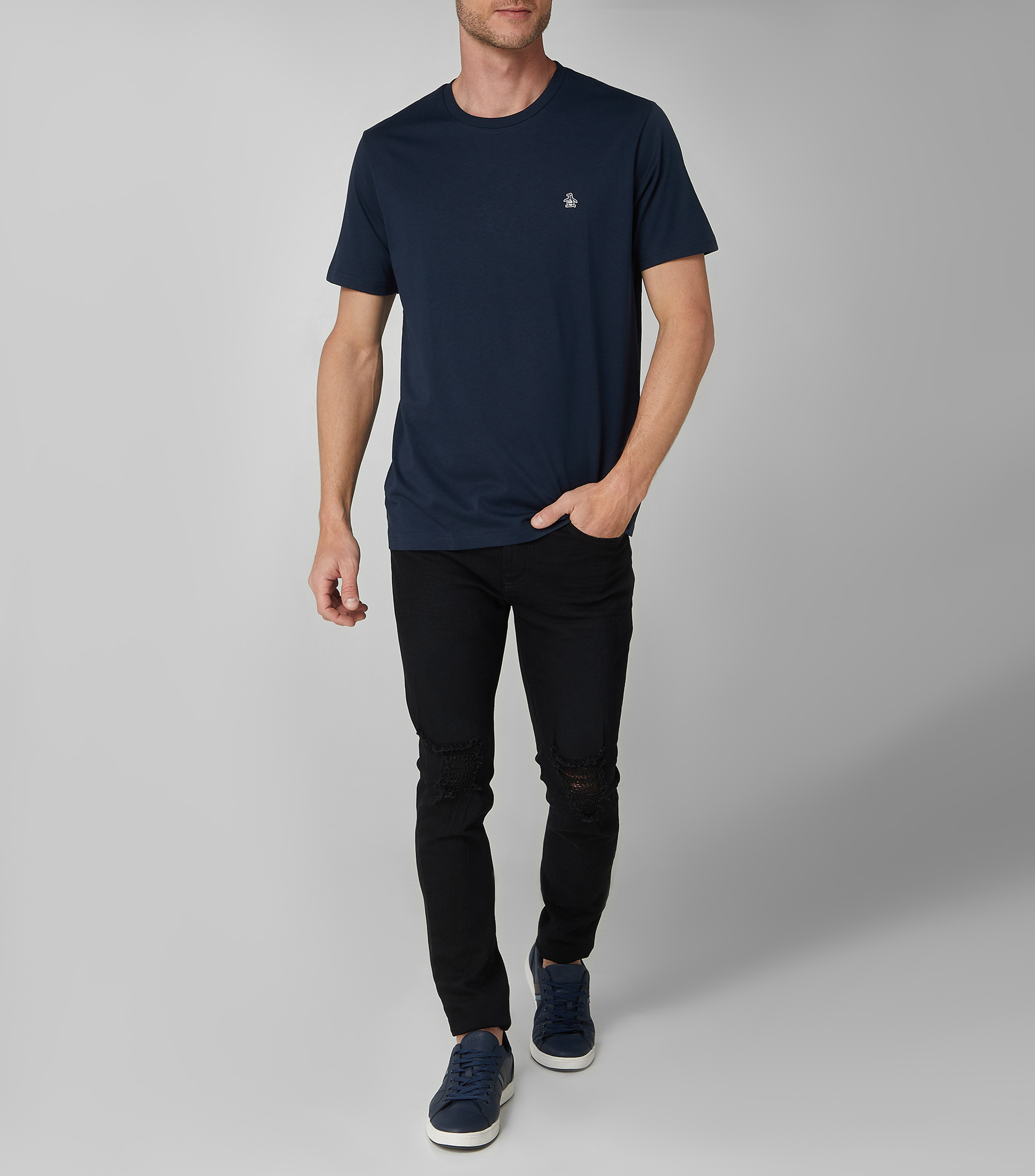 Playera de cuello redondo y manga corta Hombre